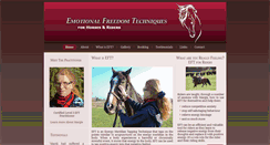 Desktop Screenshot of eft4horsesandriders.com